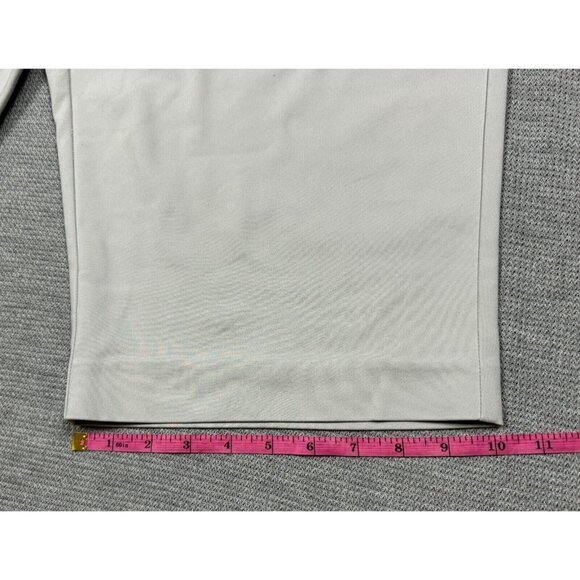 CJ Banks Capri Pants Womens Size 22W Light Gray High Rise Flat Front Stretch - Picture 11 of 13